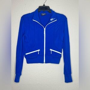 Polo Jeans Co. Ralph Lauren Blue Cropped Zip Jacket Y2K Retro